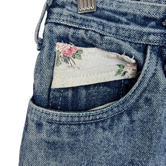 Vintage Bugle Boy Acid Washed Mom Jeans Cropped - Picture 4 of 10